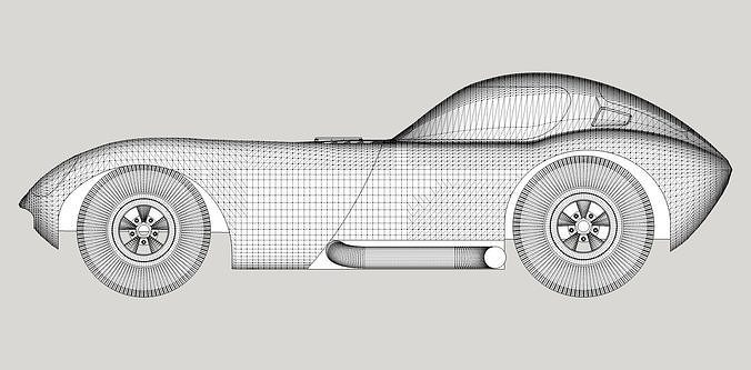Chevrolet Cheetah 1964 Printable 3D print model 7