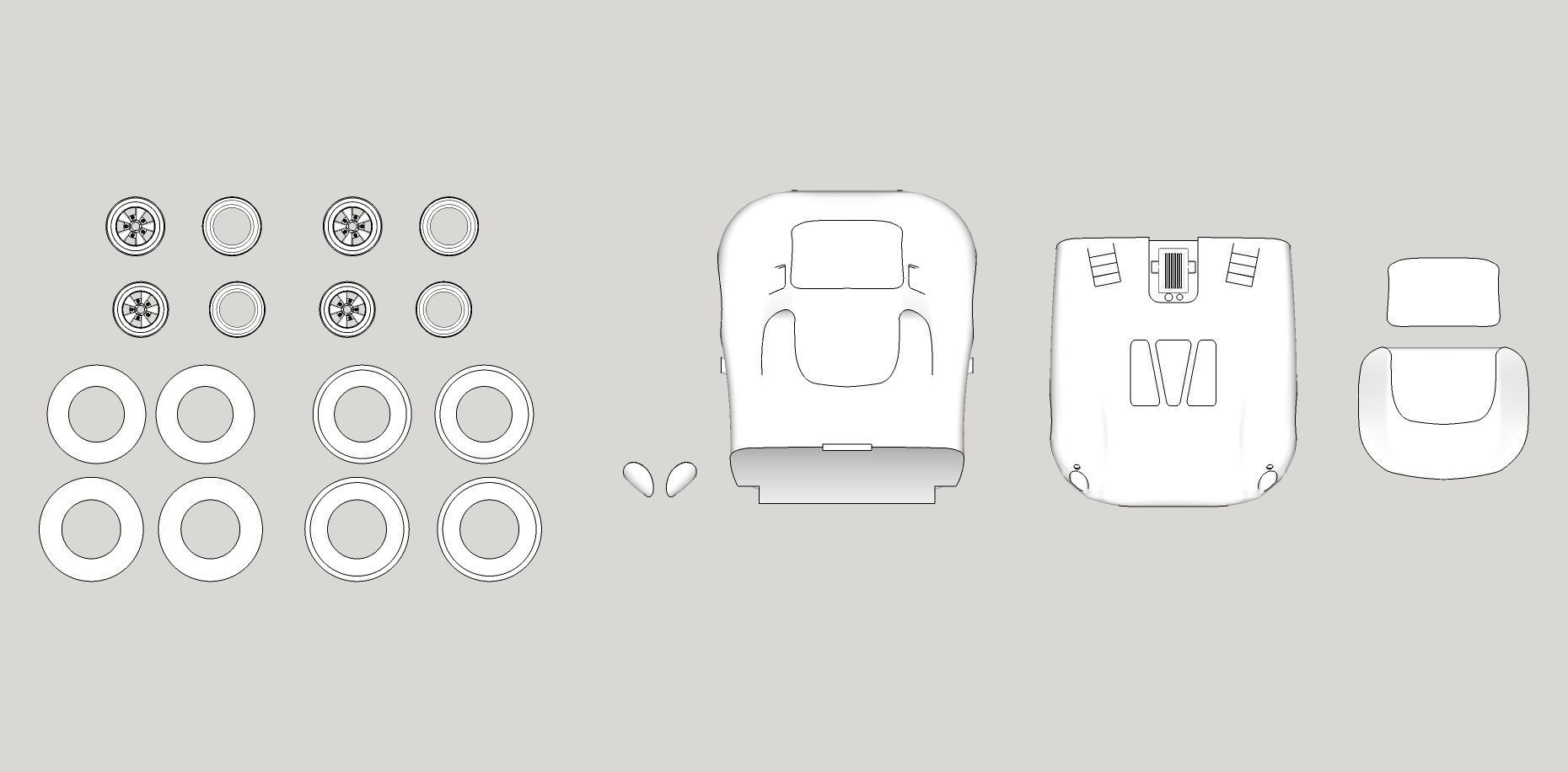 Chevrolet Cheetah 1964 Printable 3D print model_10