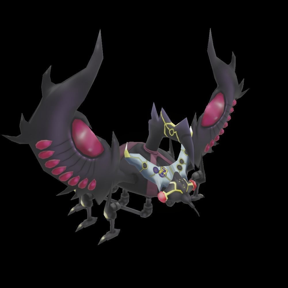 Number 3 Cicada King Low-poly 3D model_1