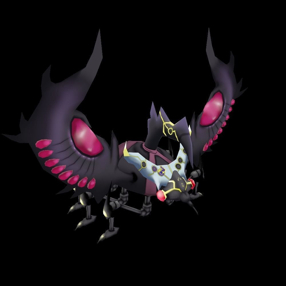 Number 3 Cicada King Low-poly 3D model_2