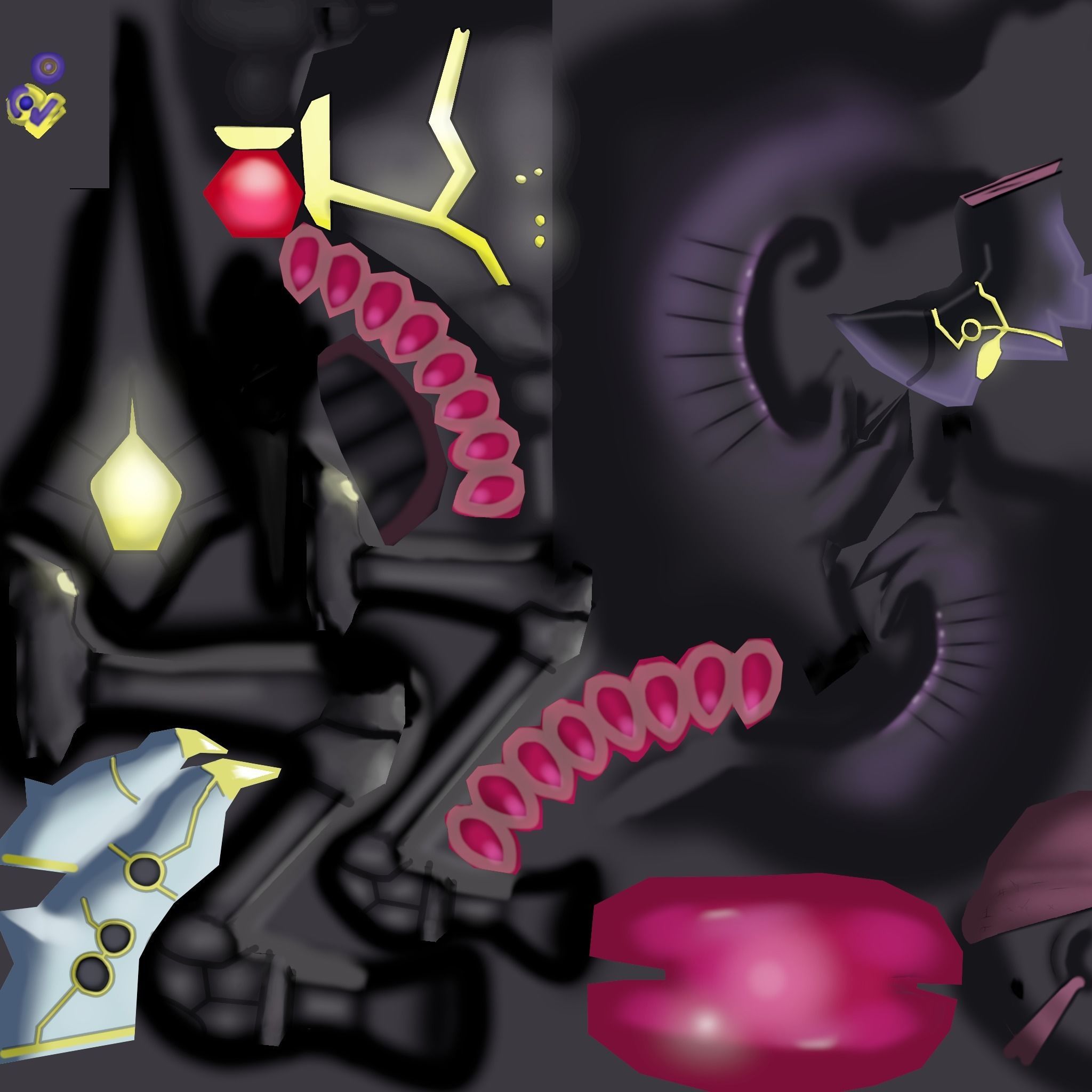 Number 3 Cicada King Low-poly 3D model_6