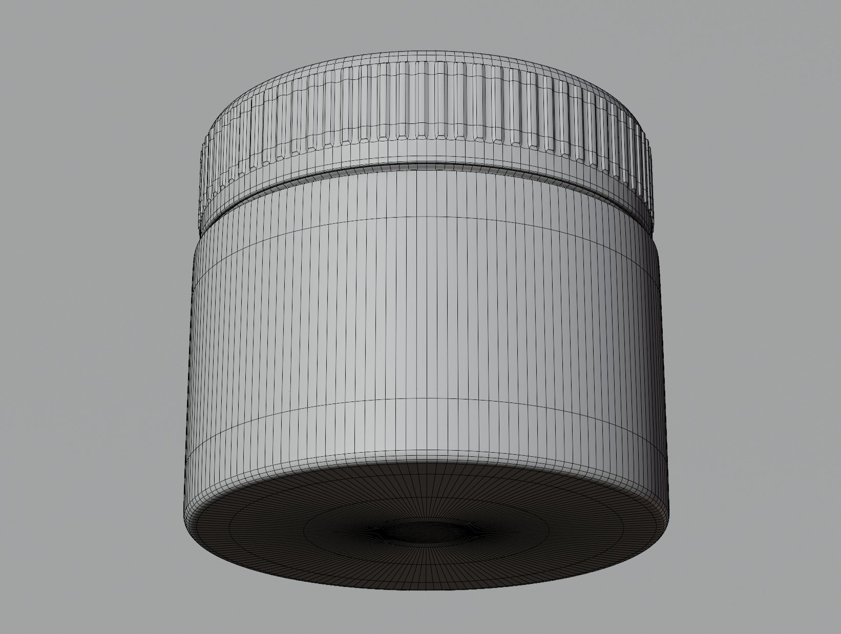 Cosmetic Jar 3D model_5