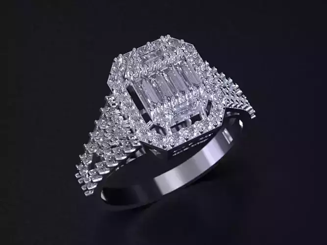 Emerald Cut Ring