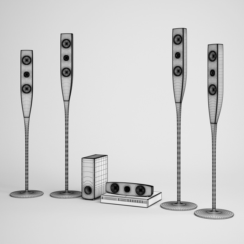 Home Theater 09 3D model_1