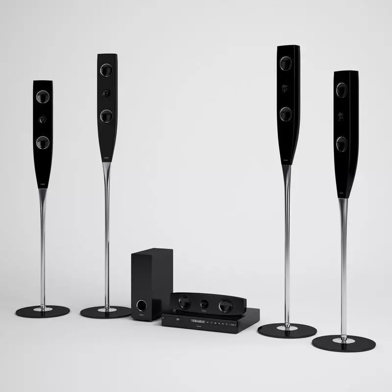 Home Theater 09 3D model_0