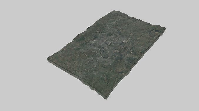 Donetsk City Low-poly 3D model
