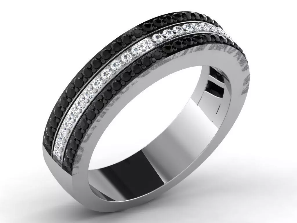 Diamond Ring For Women 3d Print Model 3D print model