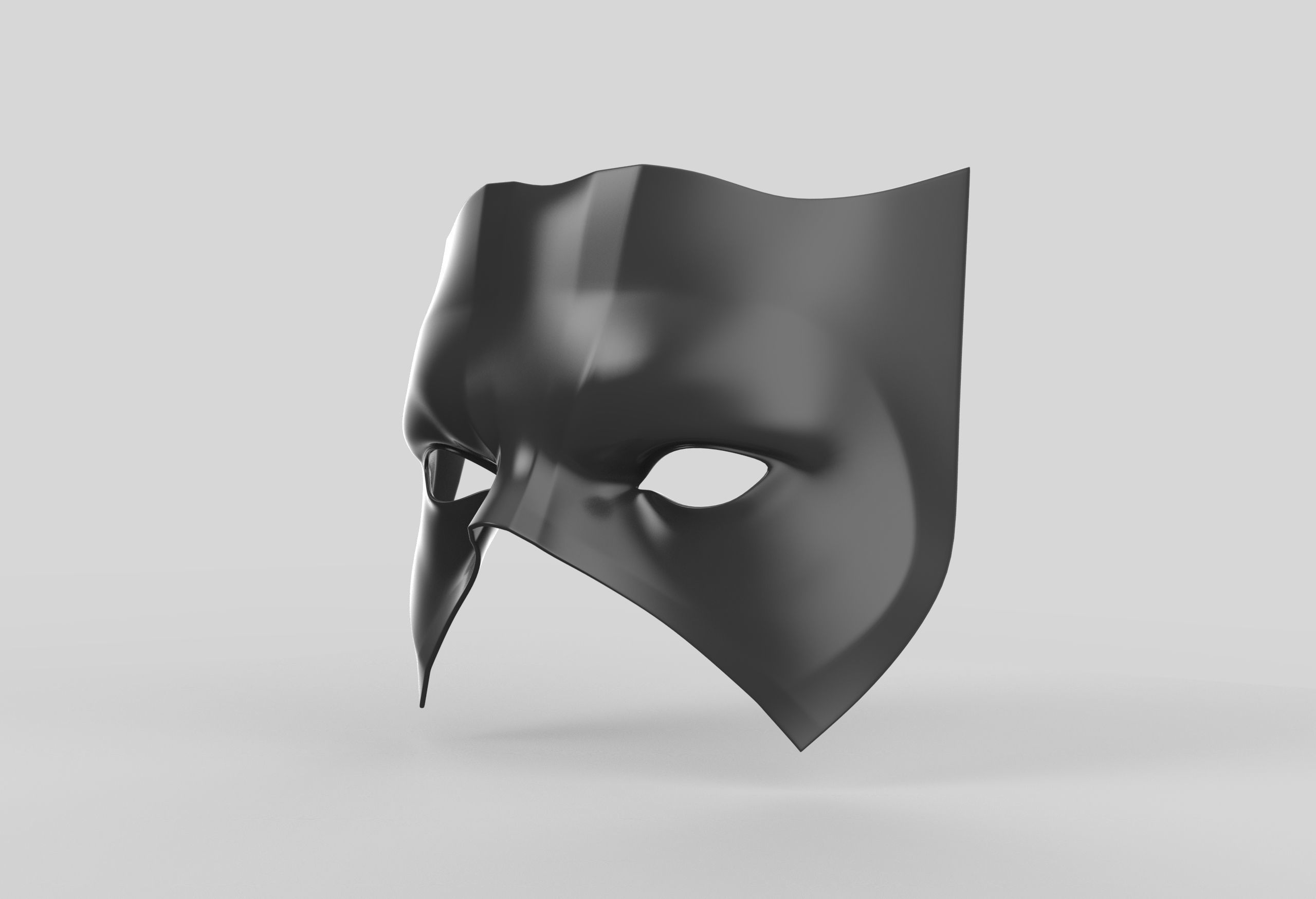 Anonymous Mask Low-poly 3D model_1