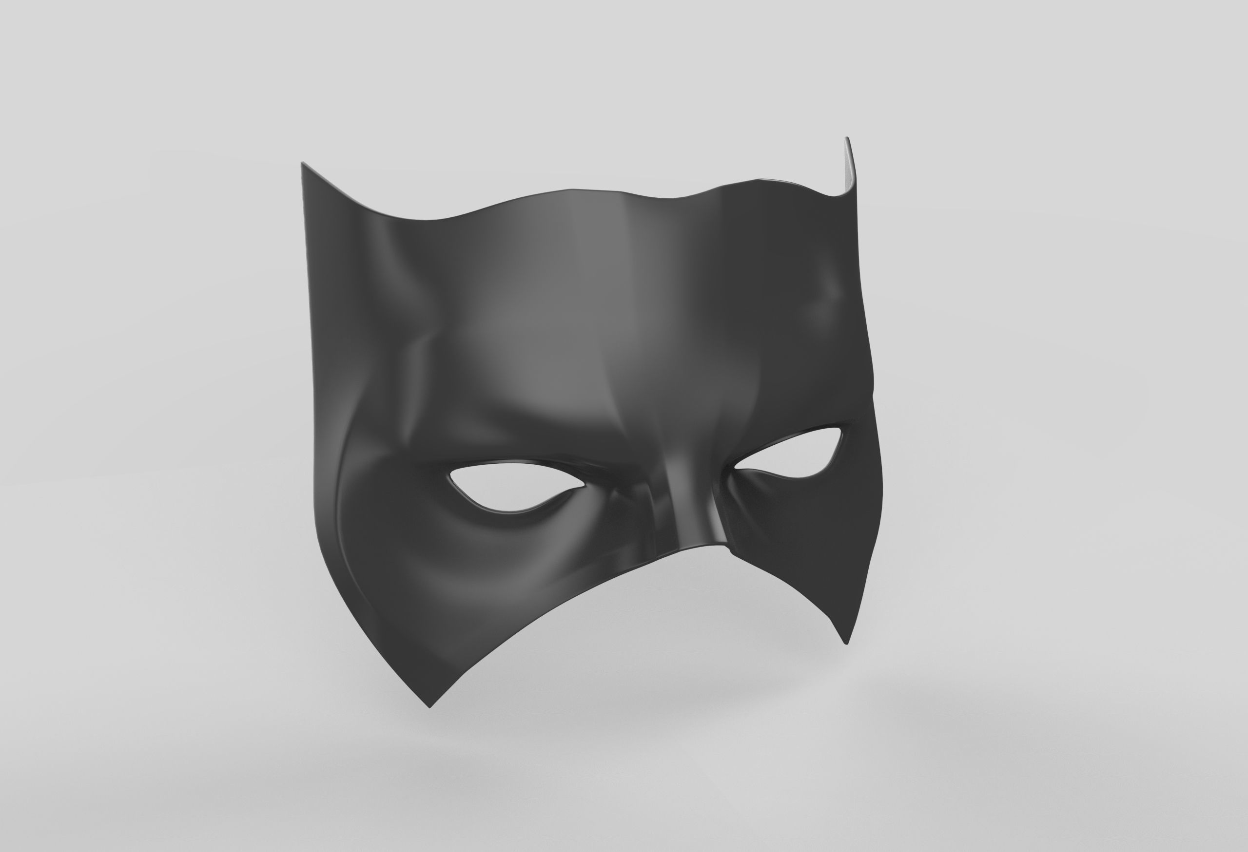 Anonymous Mask Low-poly 3D model_5