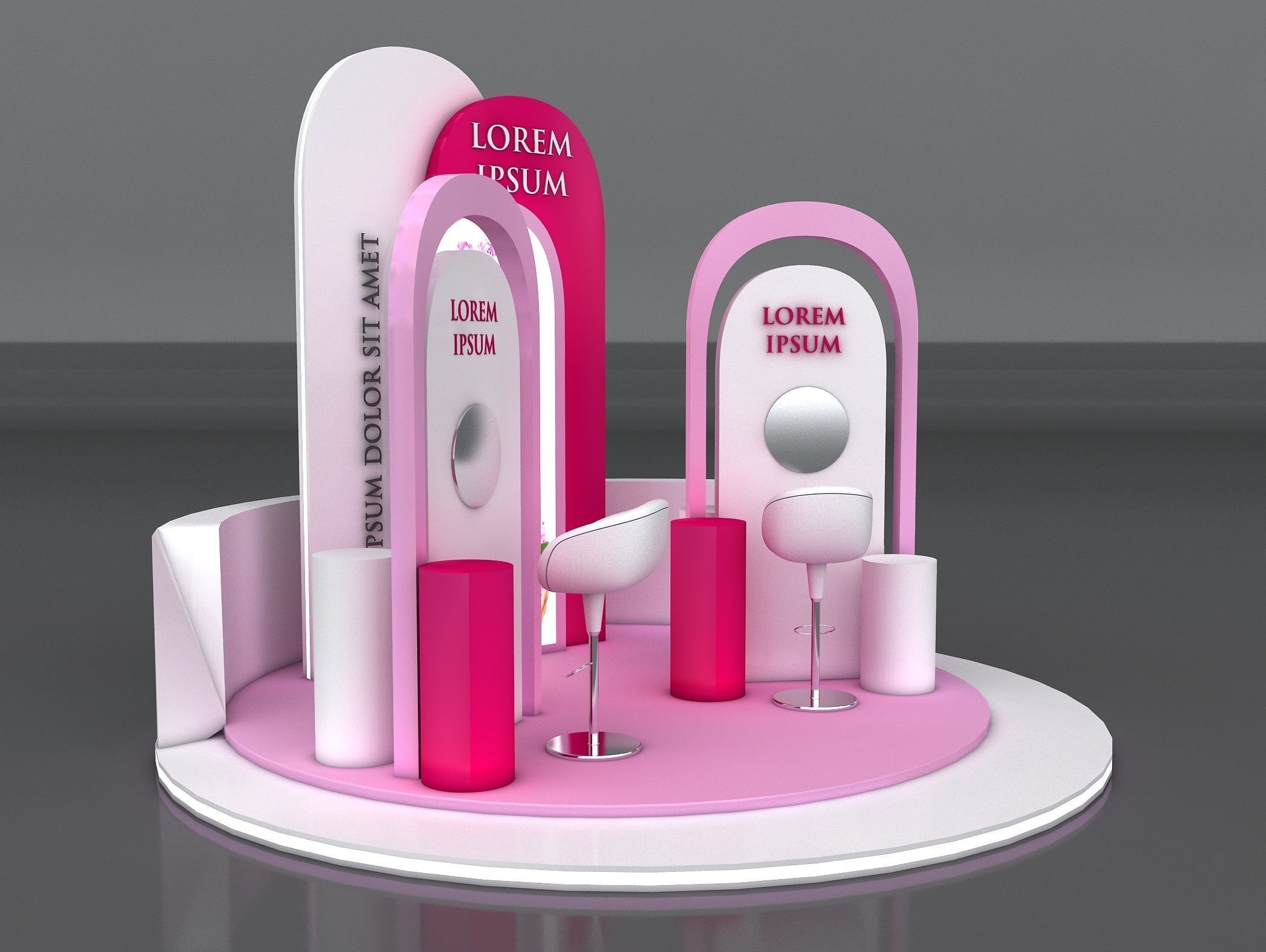 Booth Display 3d Model 3d Model 3d Model Cgtrader