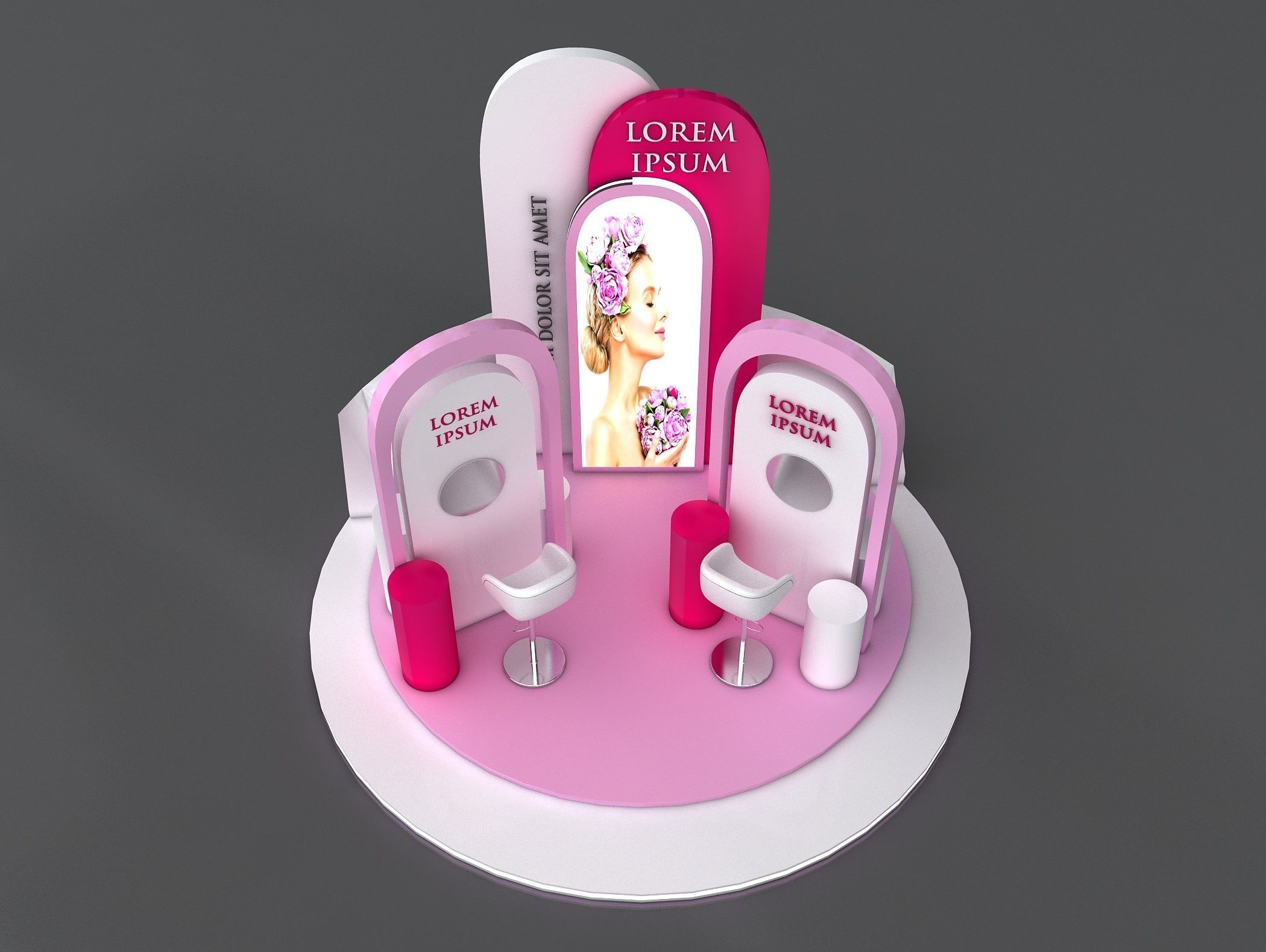 Booth Display 3d Model 3d Model 3d Model Cgtrader