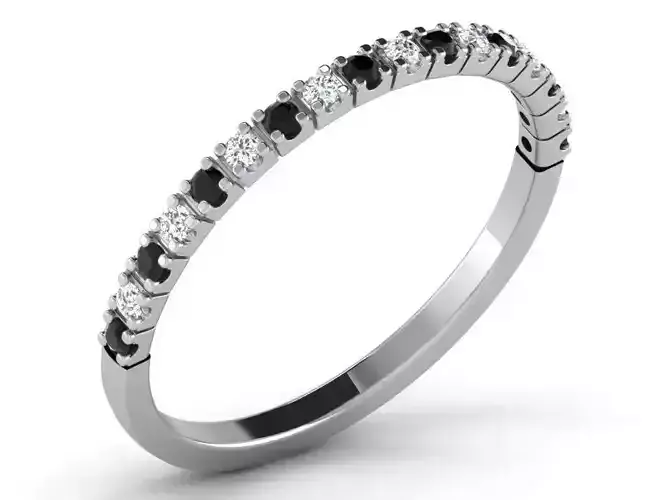 Diamond Ring For Women 3d Print Model