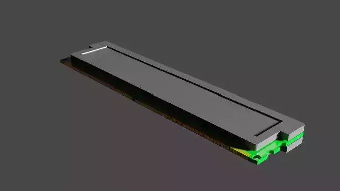 DDR 2 RAM DIMM memory with radiator