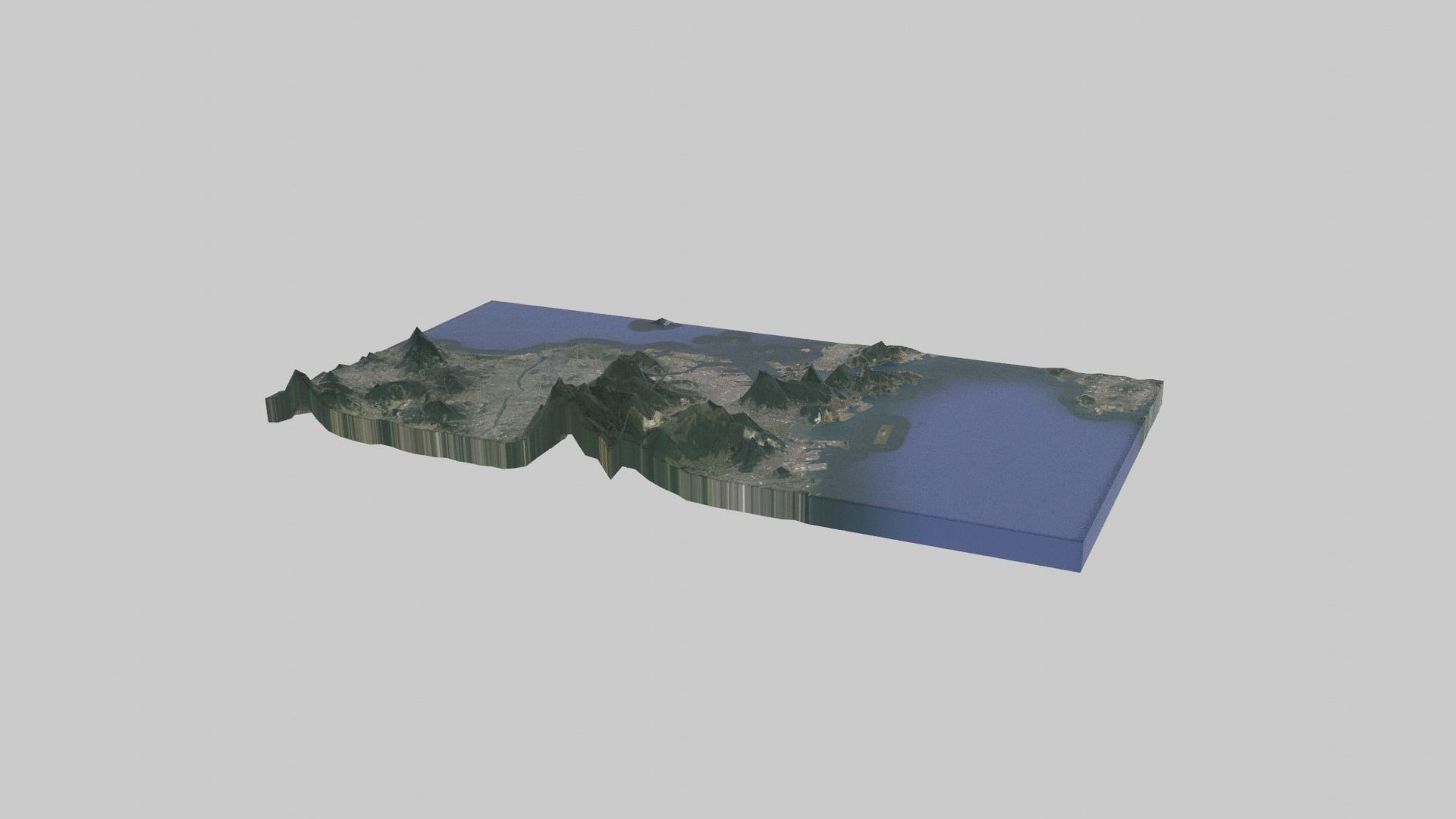 3D model Kitakyushu City VR / AR / low-poly | CGTrader