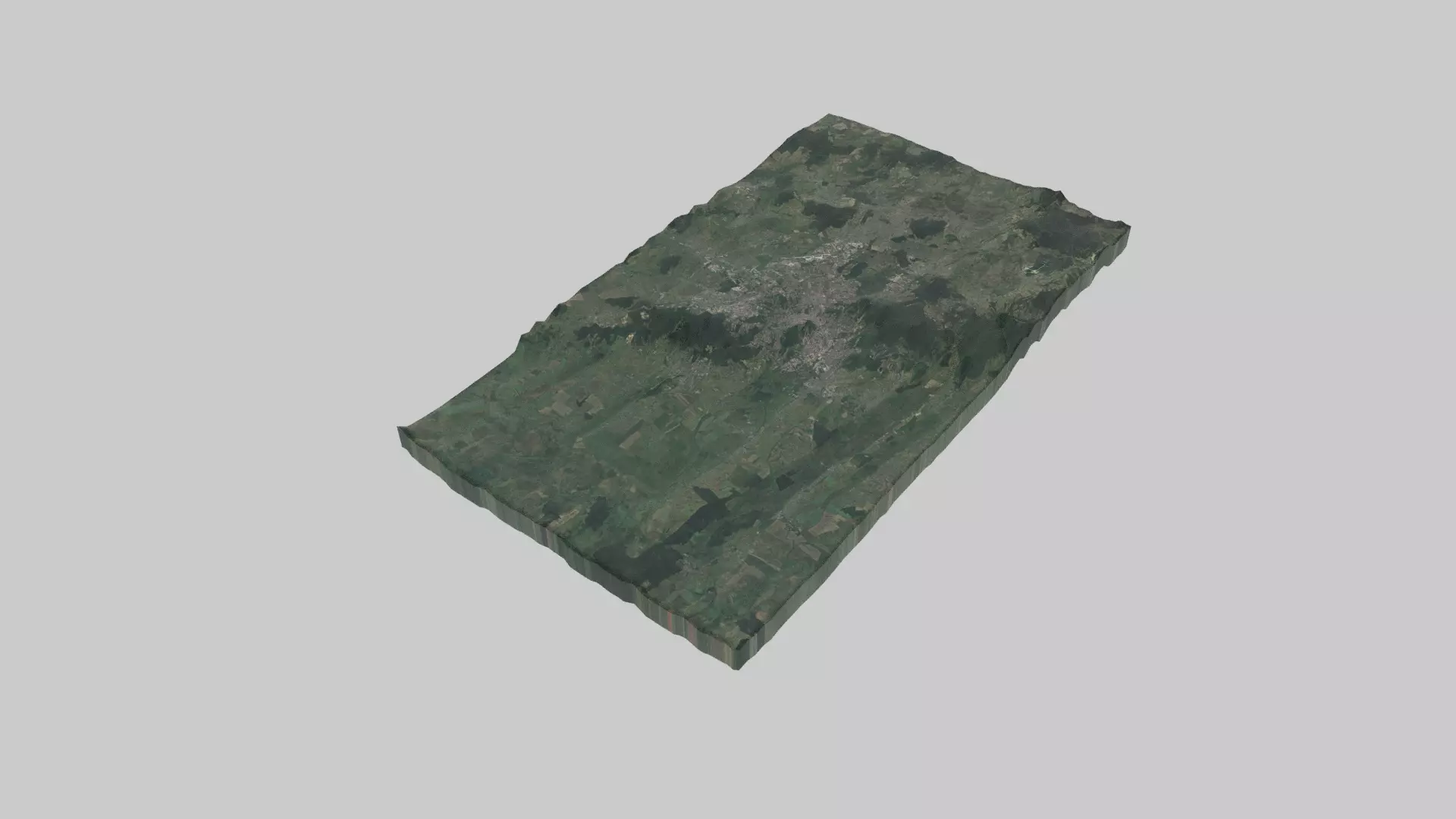 Lviv City Low-poly 3D model