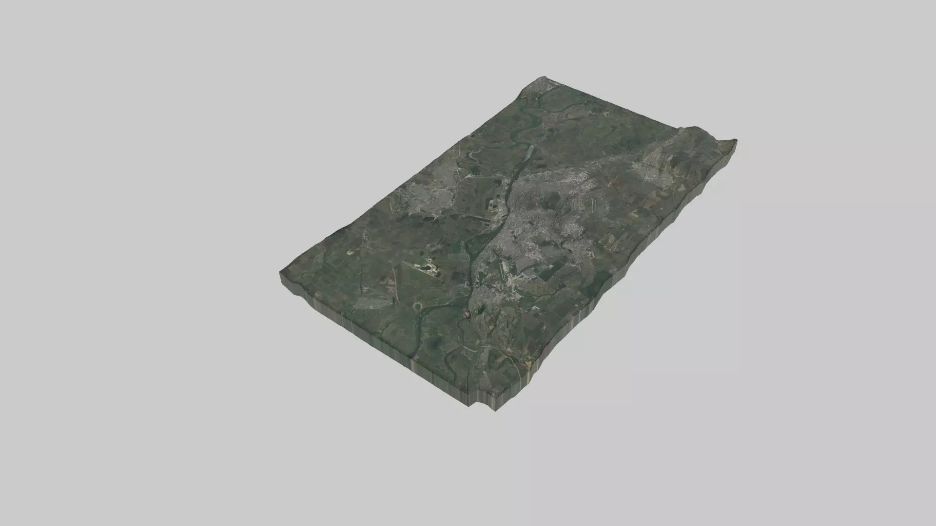 Rostov-na-Donu City Low-poly 3D model