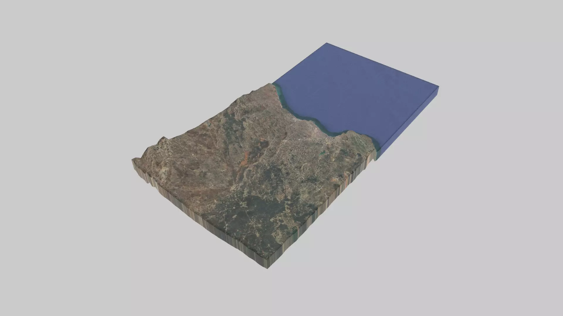 Safi City Low-poly 3D model