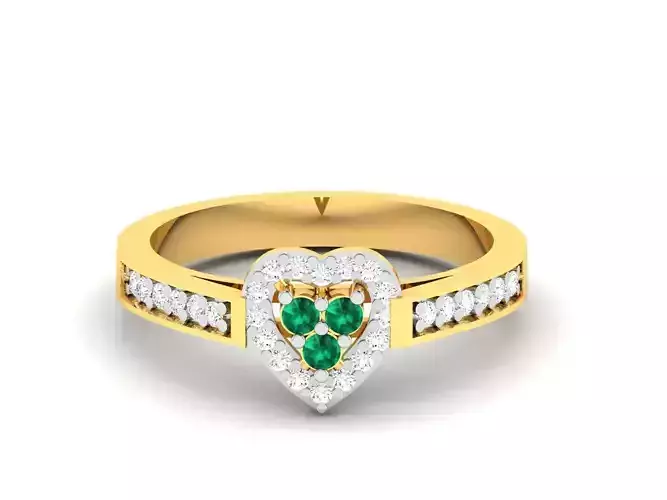Diamond Ring For Women 3d Print Model 3D print model