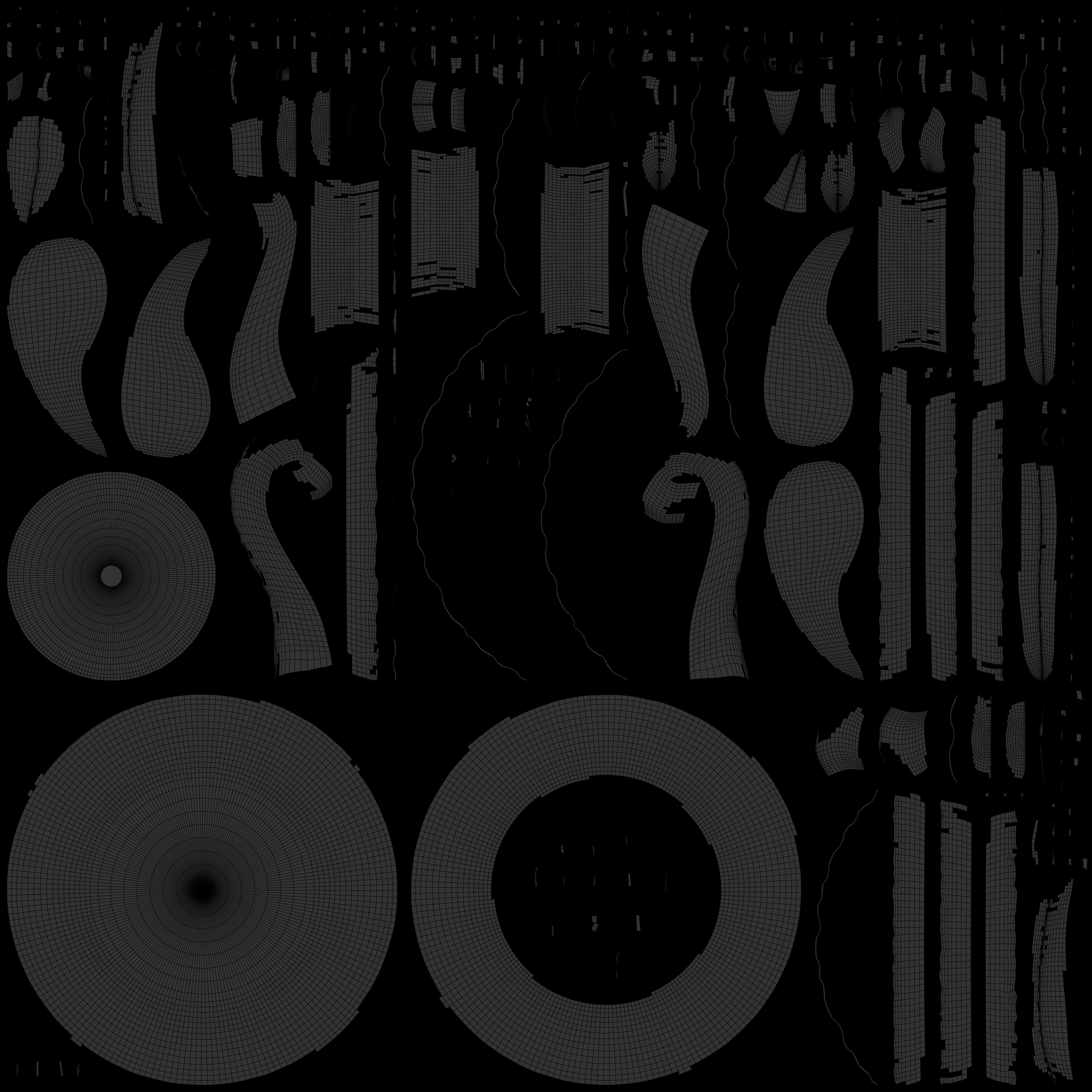 Inflatable Pink Flamingo Toy  3D model_29