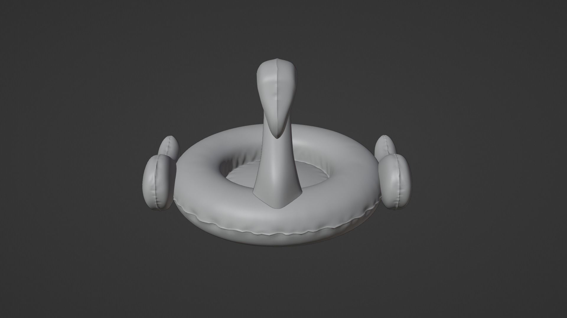 Inflatable Pink Flamingo Toy  3D model_20