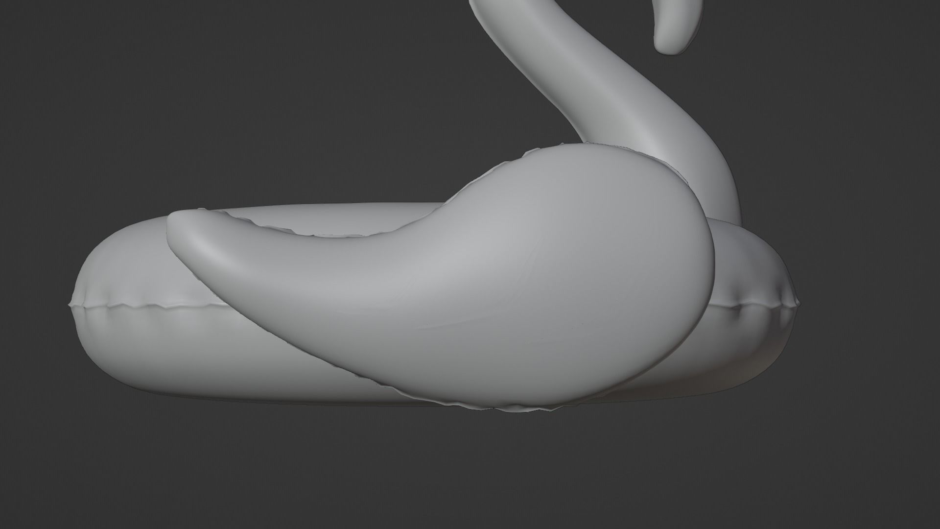 Inflatable Pink Flamingo Toy  3D model_30