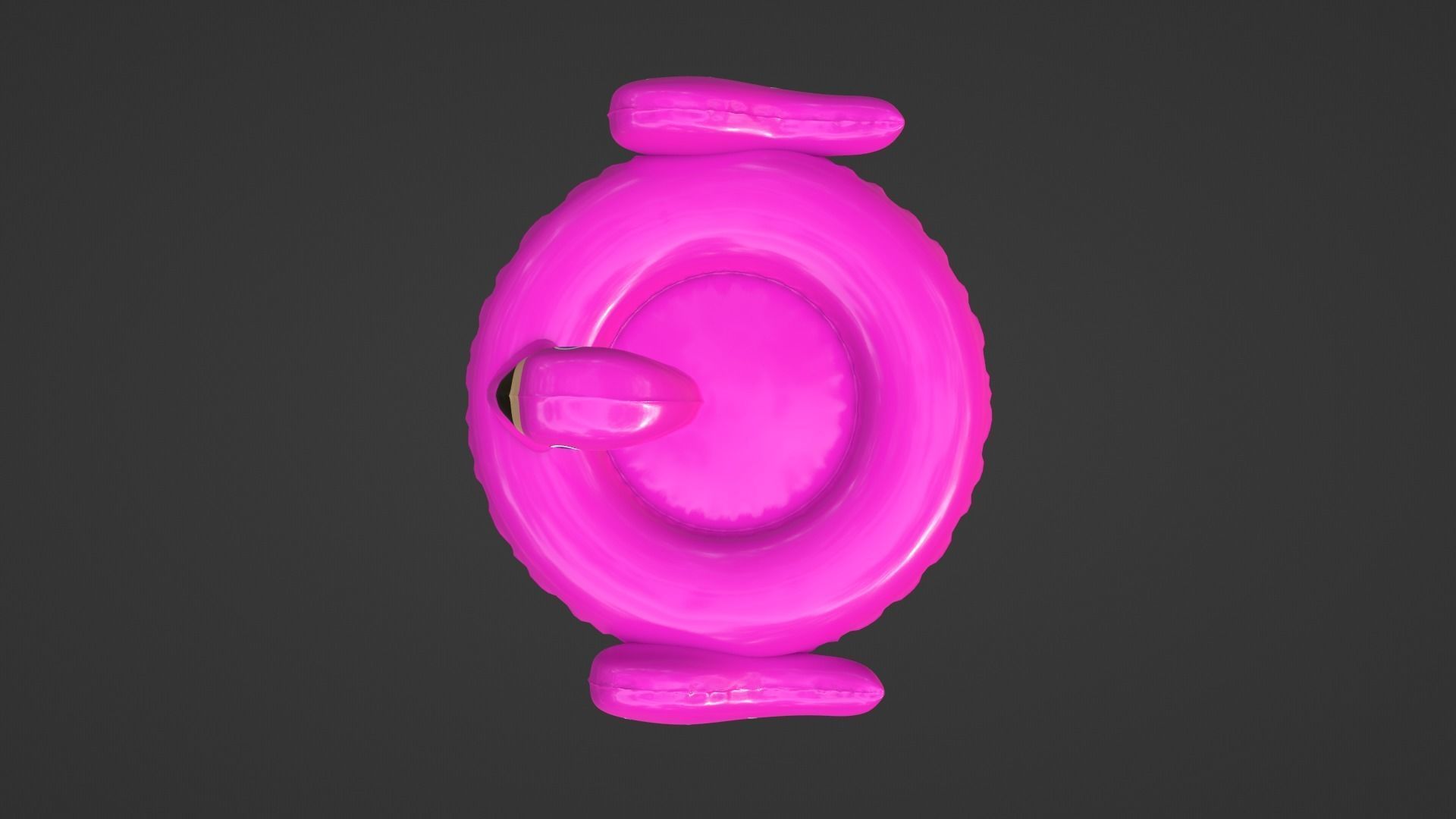 Inflatable Pink Flamingo Toy  3D model_15
