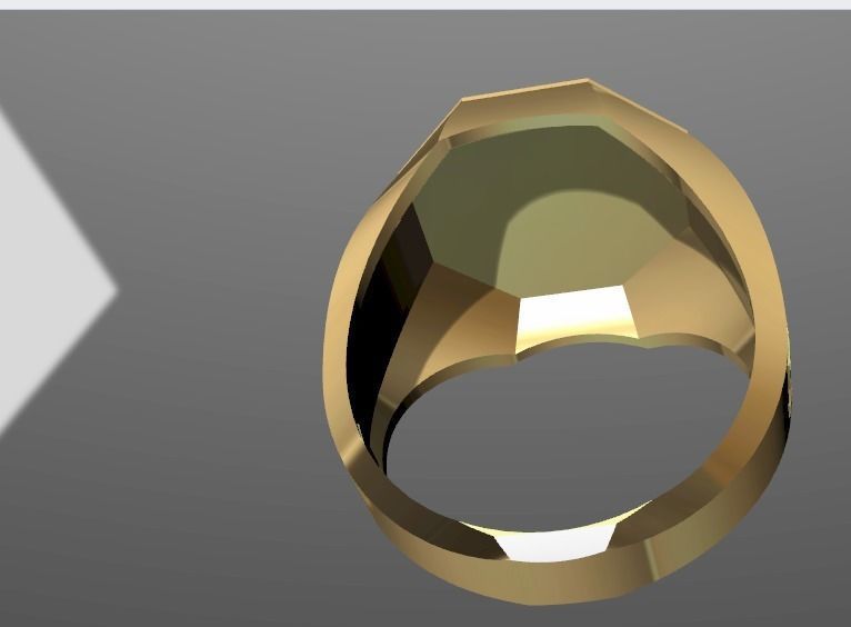 anillo leon  3D model_2