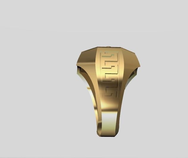 anillo leon  3D model_3