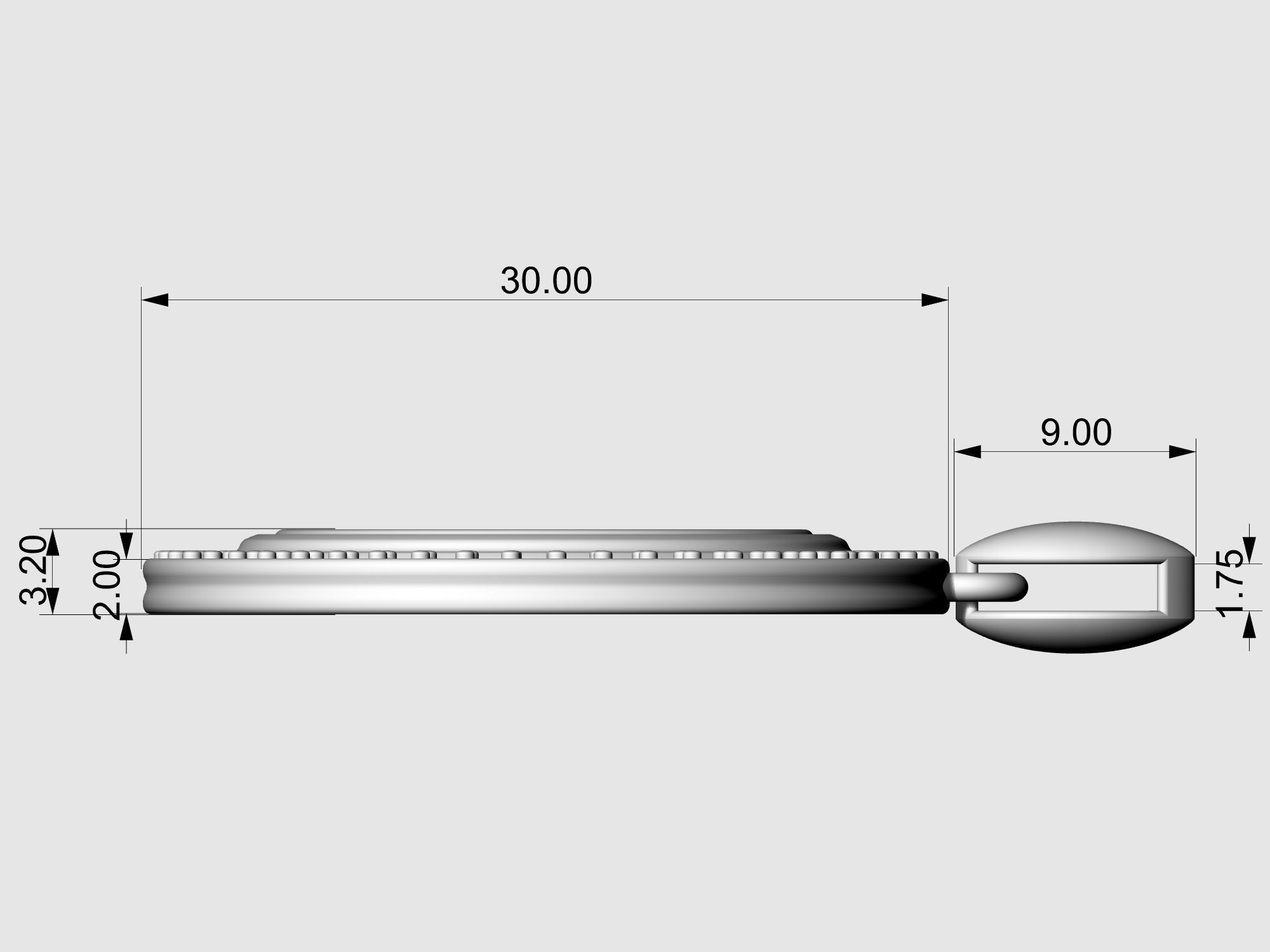 Swirl pendant 3D print model_11