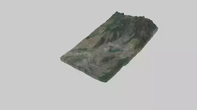 TBILISI City Low-poly 3D model