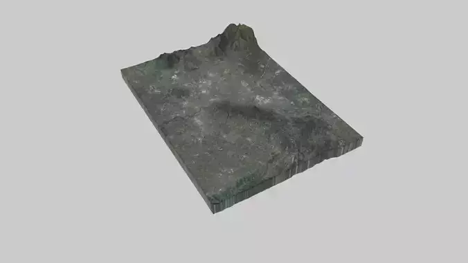 Torino City Low-poly 3D model