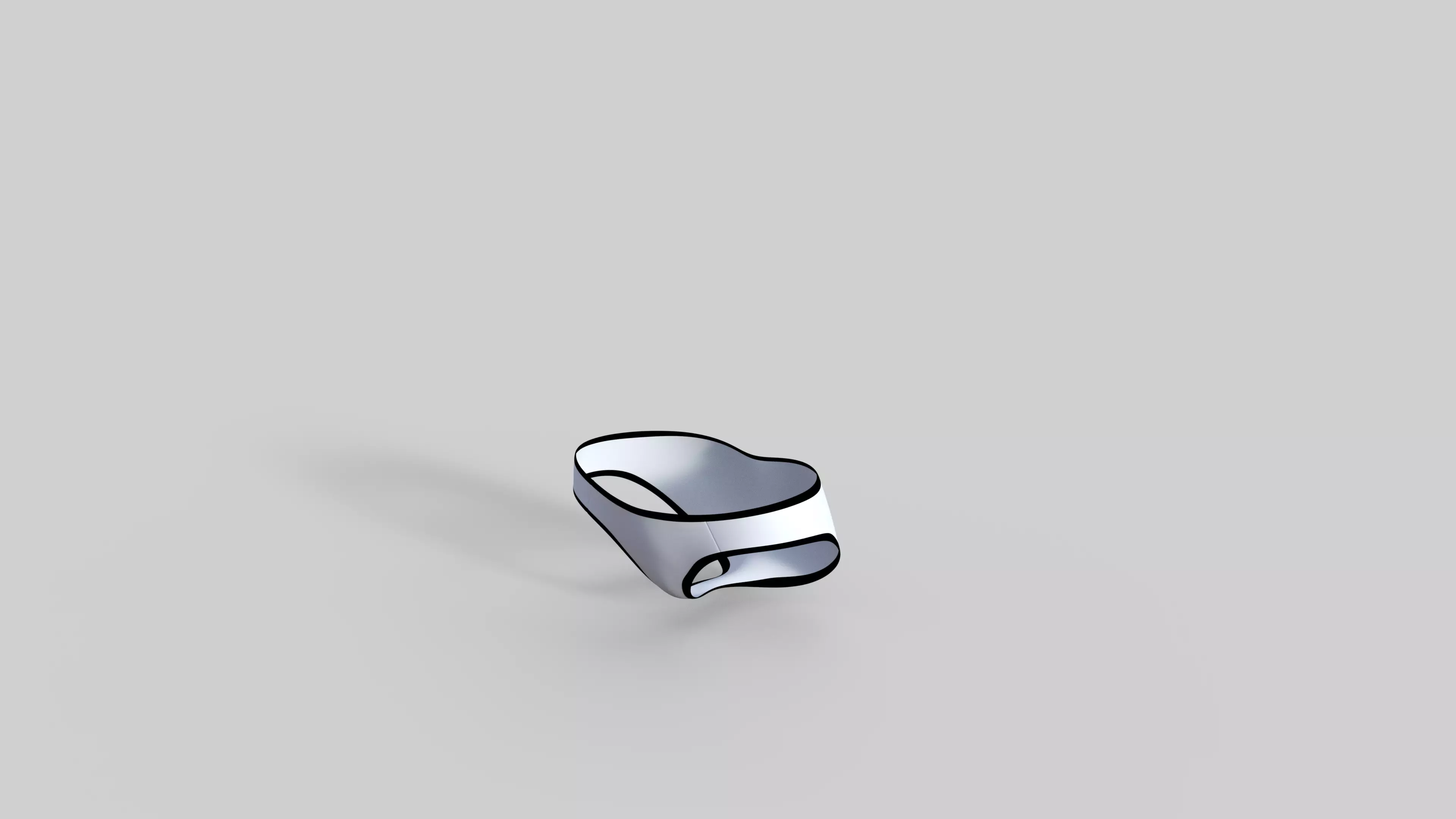 Simple Female Panties Free 3D model