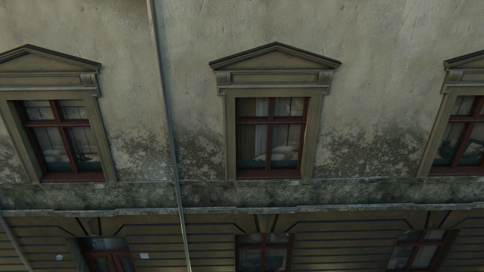 Building modular european old id 2 Low-poly 3D model_22