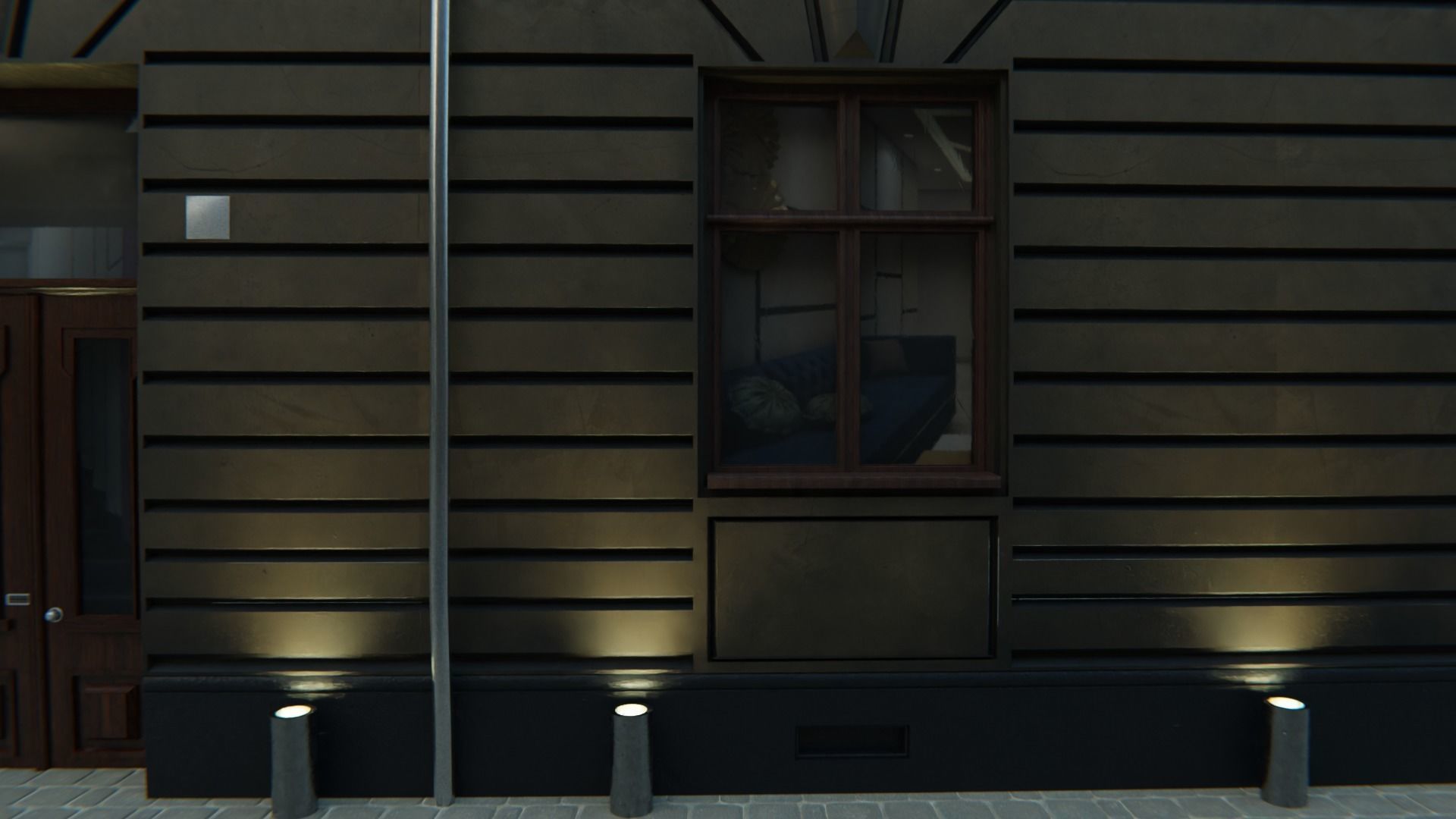 Building modular european old id 2 Low-poly 3D model_26