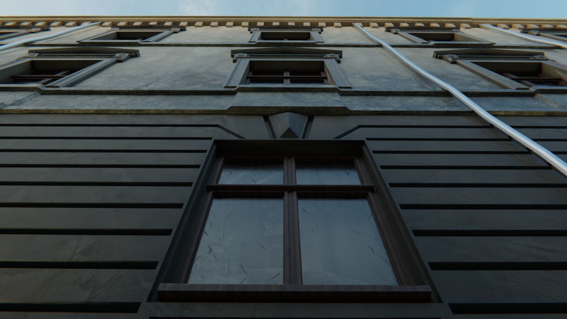 Building modular european old id 2 Low-poly 3D model_30