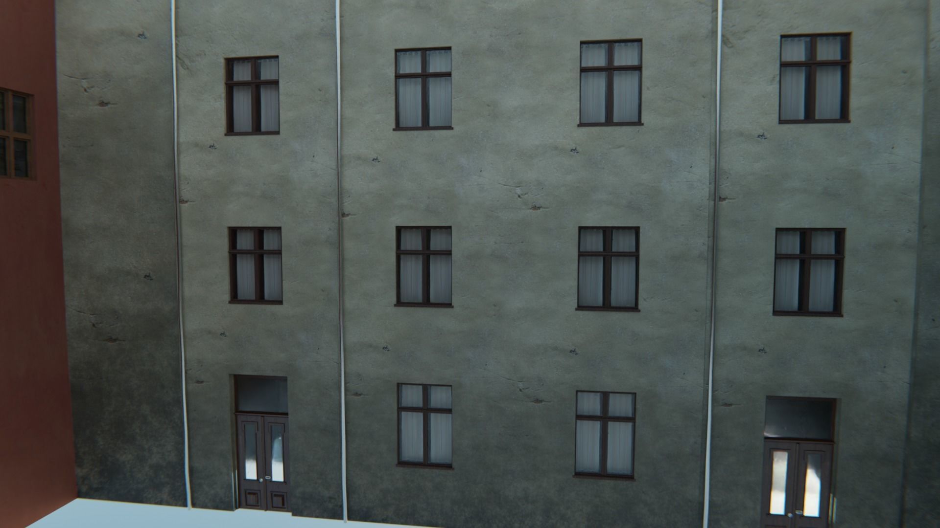 Building modular european old id 2 Low-poly 3D model_18