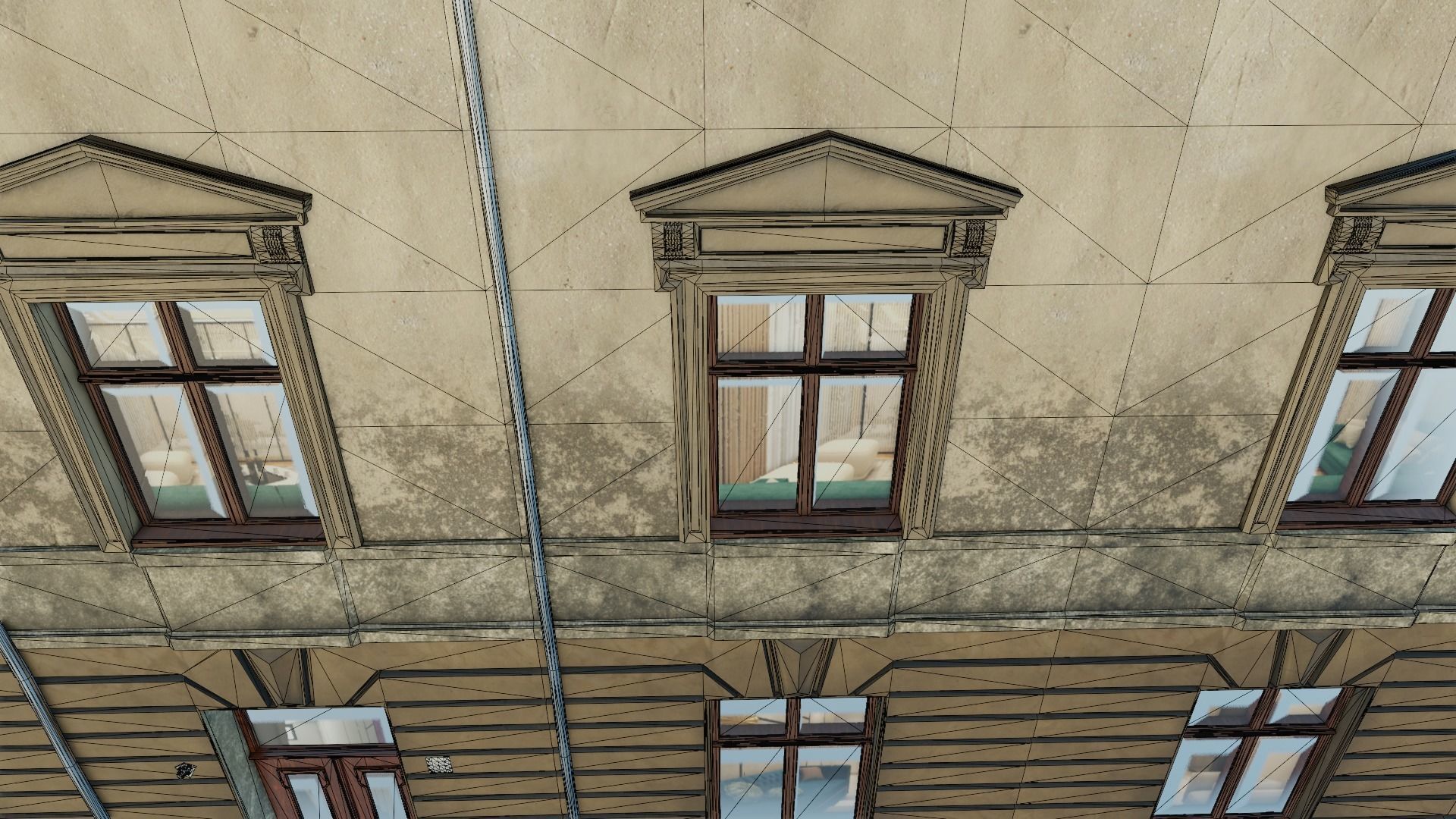 Building modular european old id 2 Low-poly 3D model_23