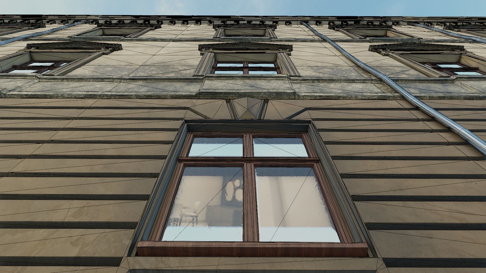 Building modular european old id 2 Low-poly 3D model_31