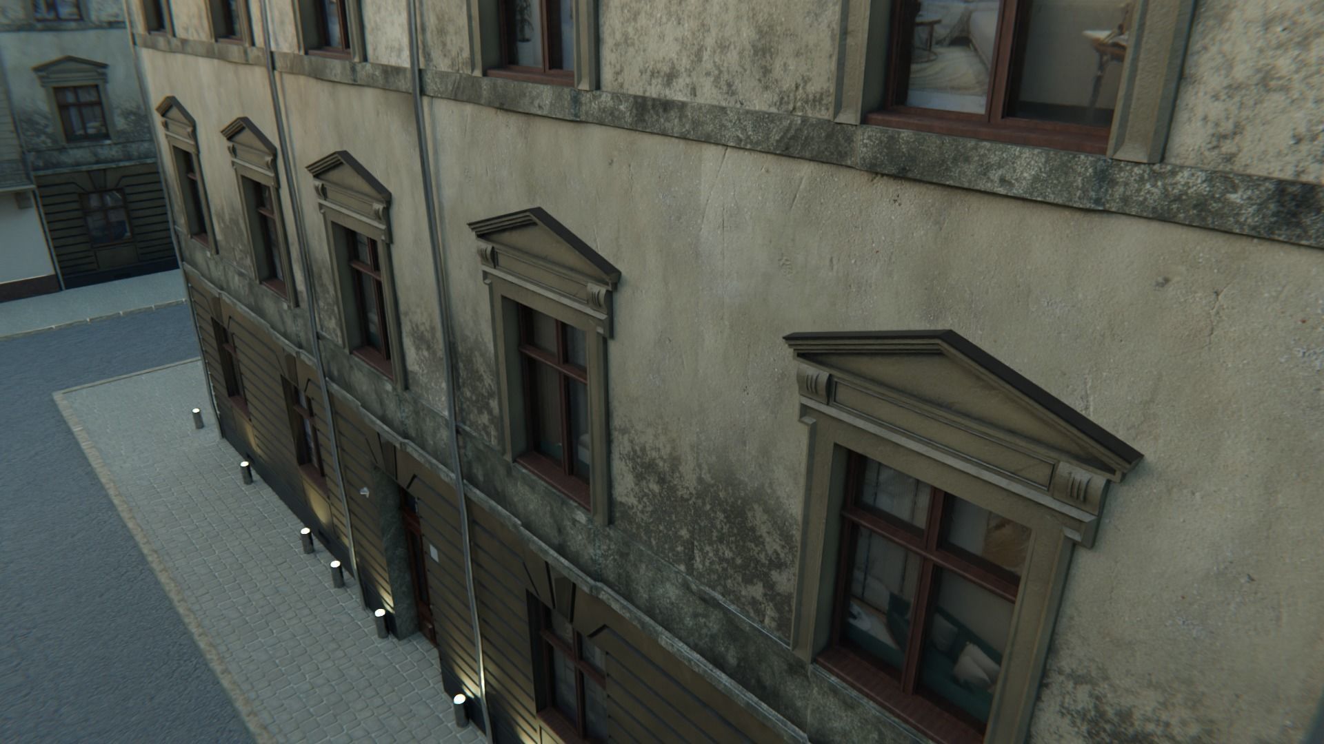 Building modular european old id 2 Low-poly 3D model_16