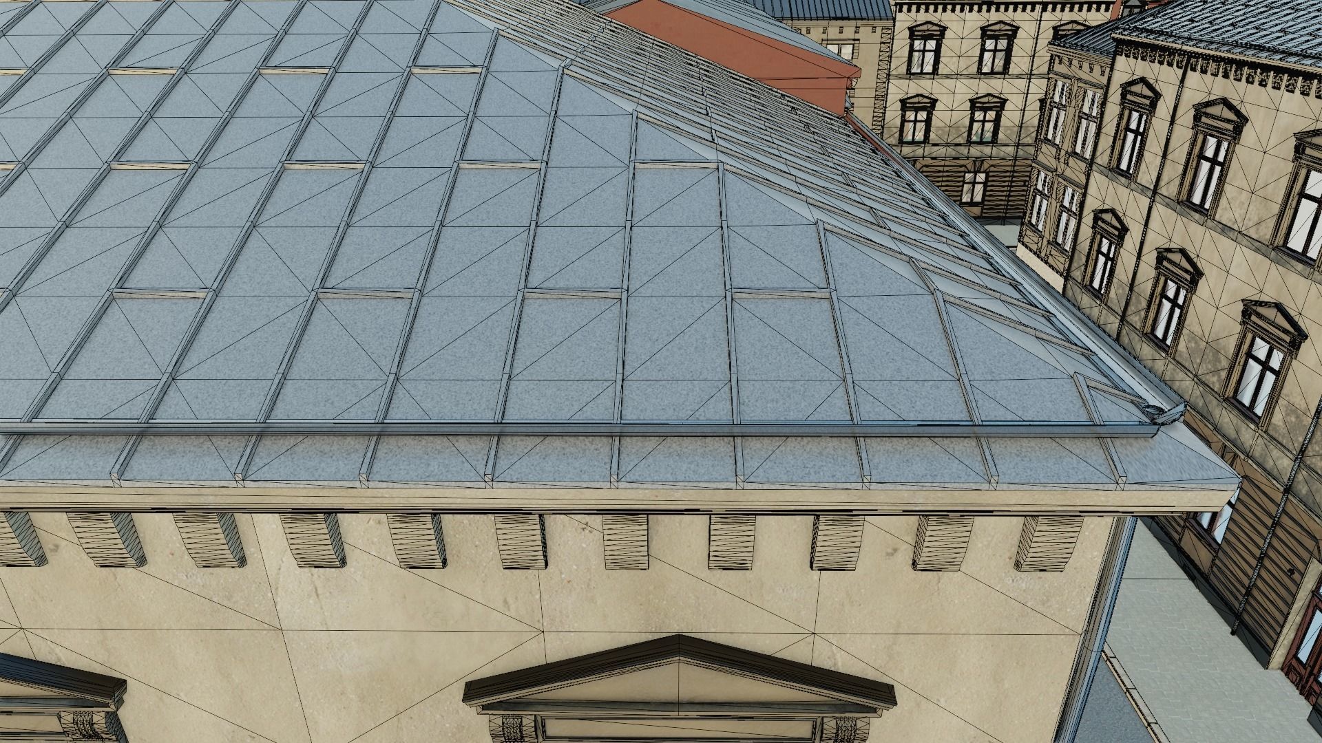 Building modular european old id 2 Low-poly 3D model_7