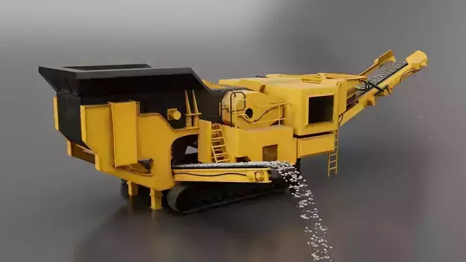 Stone Crusher 3D model