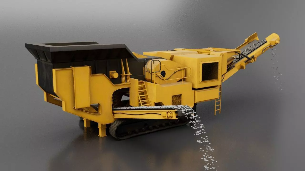 Stone Crusher 3D model_0