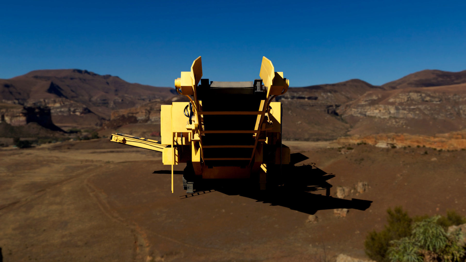 Stone Crusher 3D model_8
