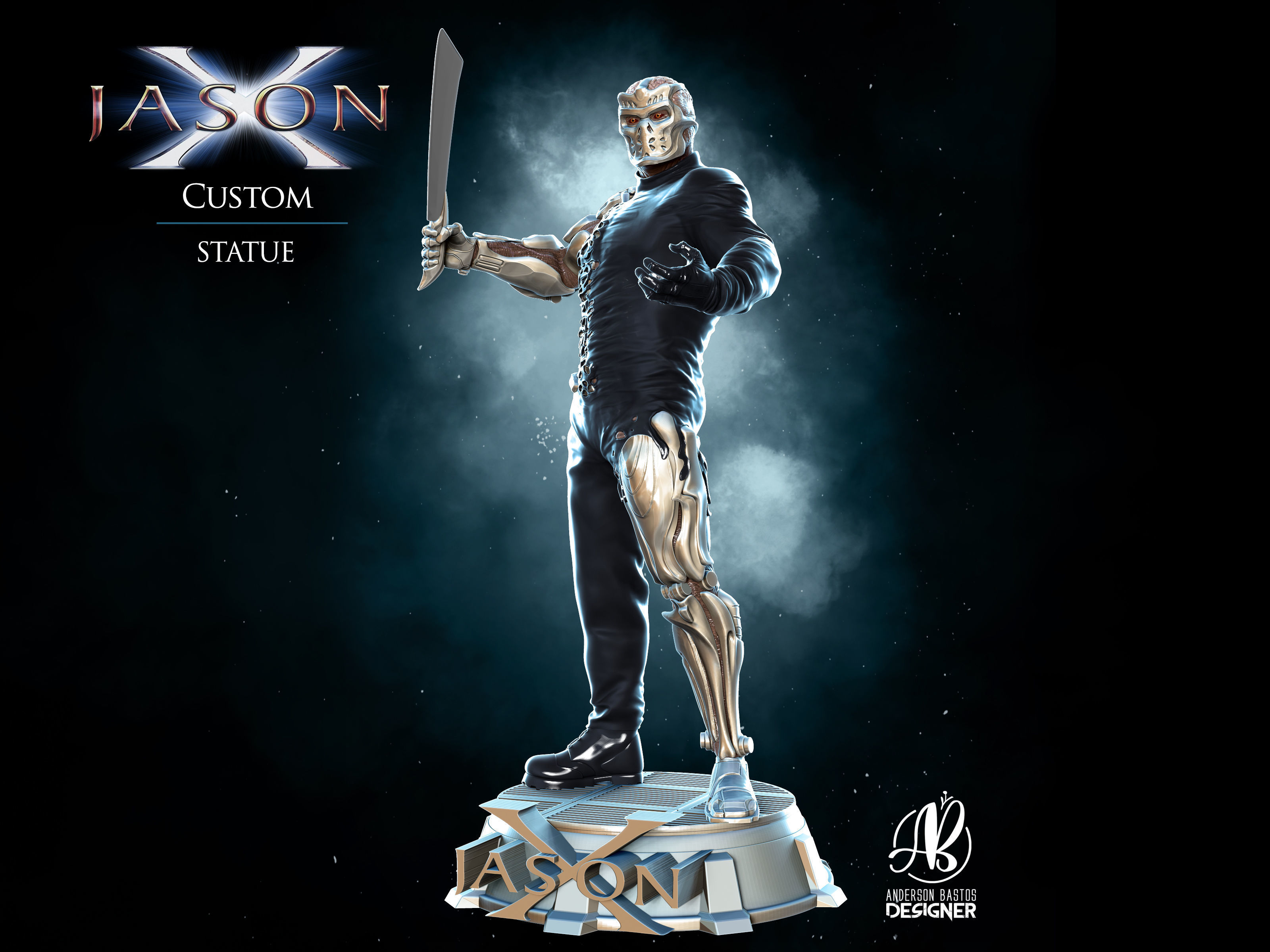 JASON X 3D print model_1