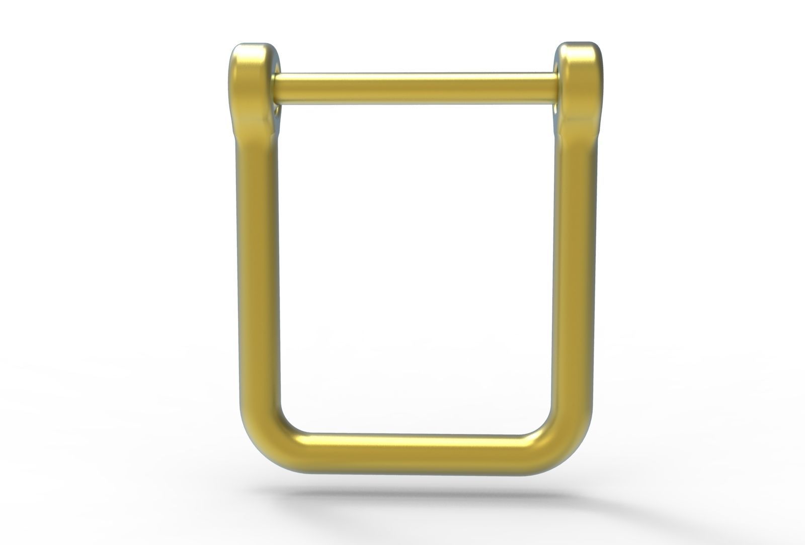 U clasp classic Allen screw 3D print model_1