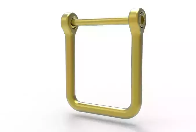 U clasp classic  Allen screw 3D print model