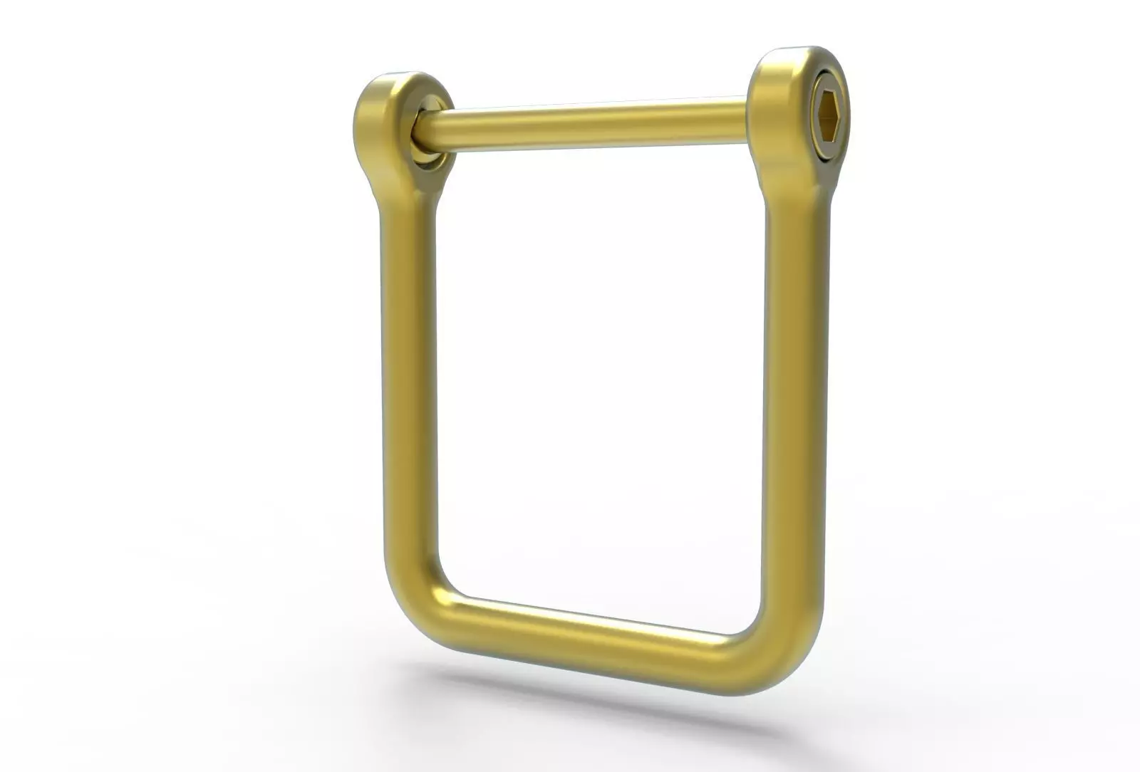 U clasp classic Allen screw 3D print model_0