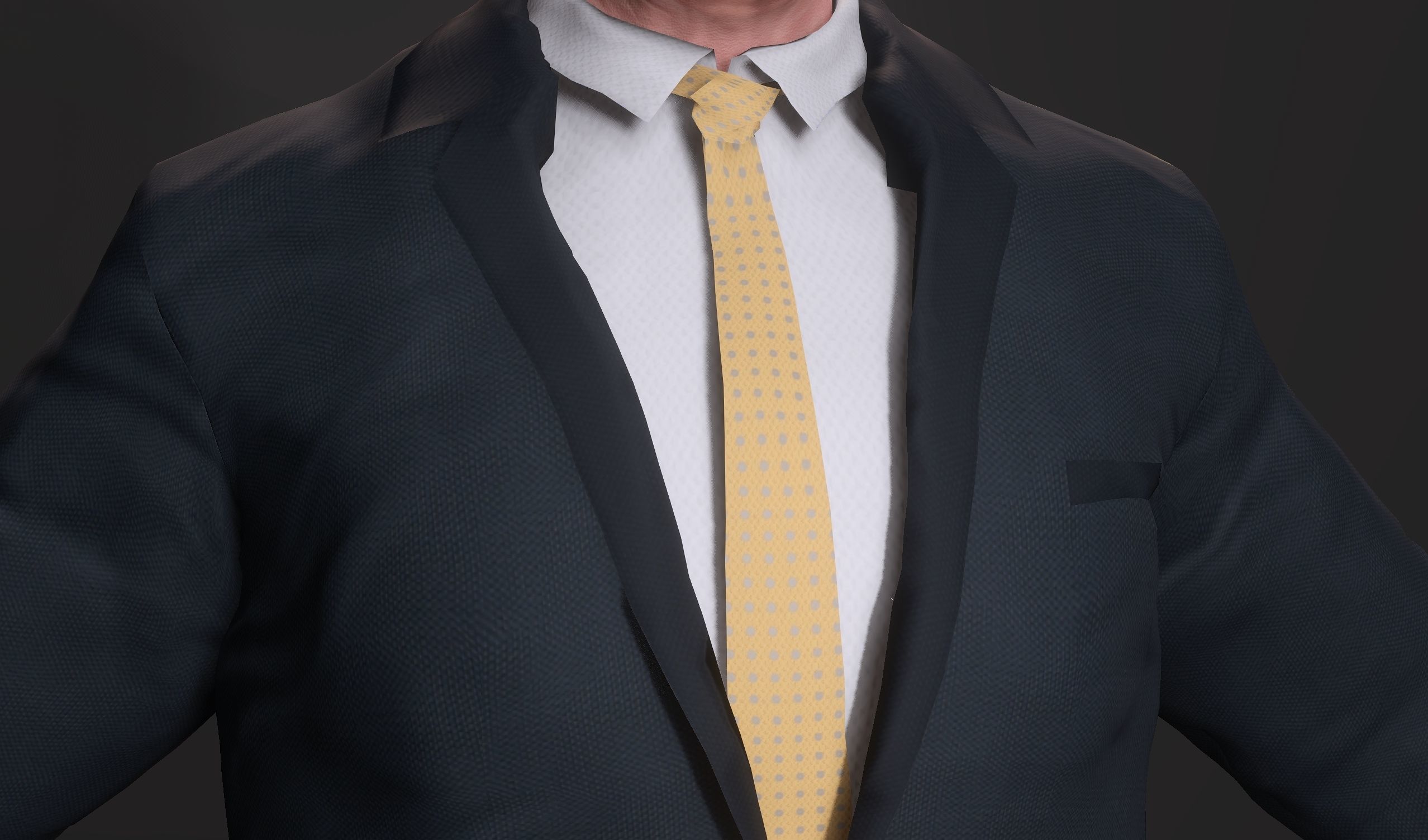 Donald Trump realistic 4k textures and game ready  Low-poly 3D model_12