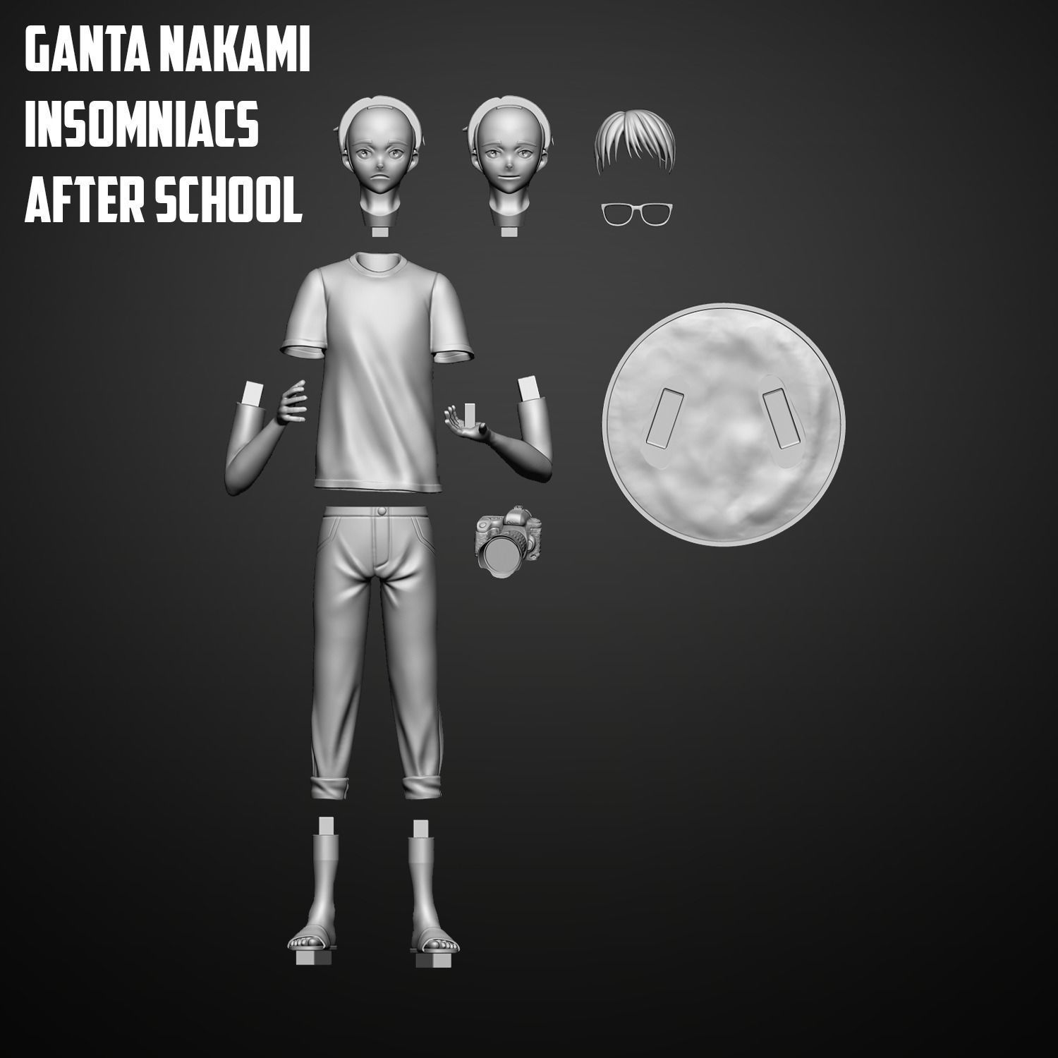Ganta Nakami - Insomniacs After School 3D model 3D printable