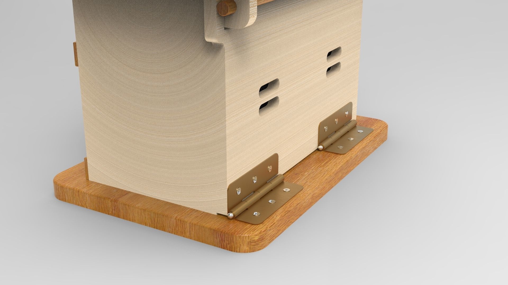 5 bird house models and plans Low-poly 3D model_5